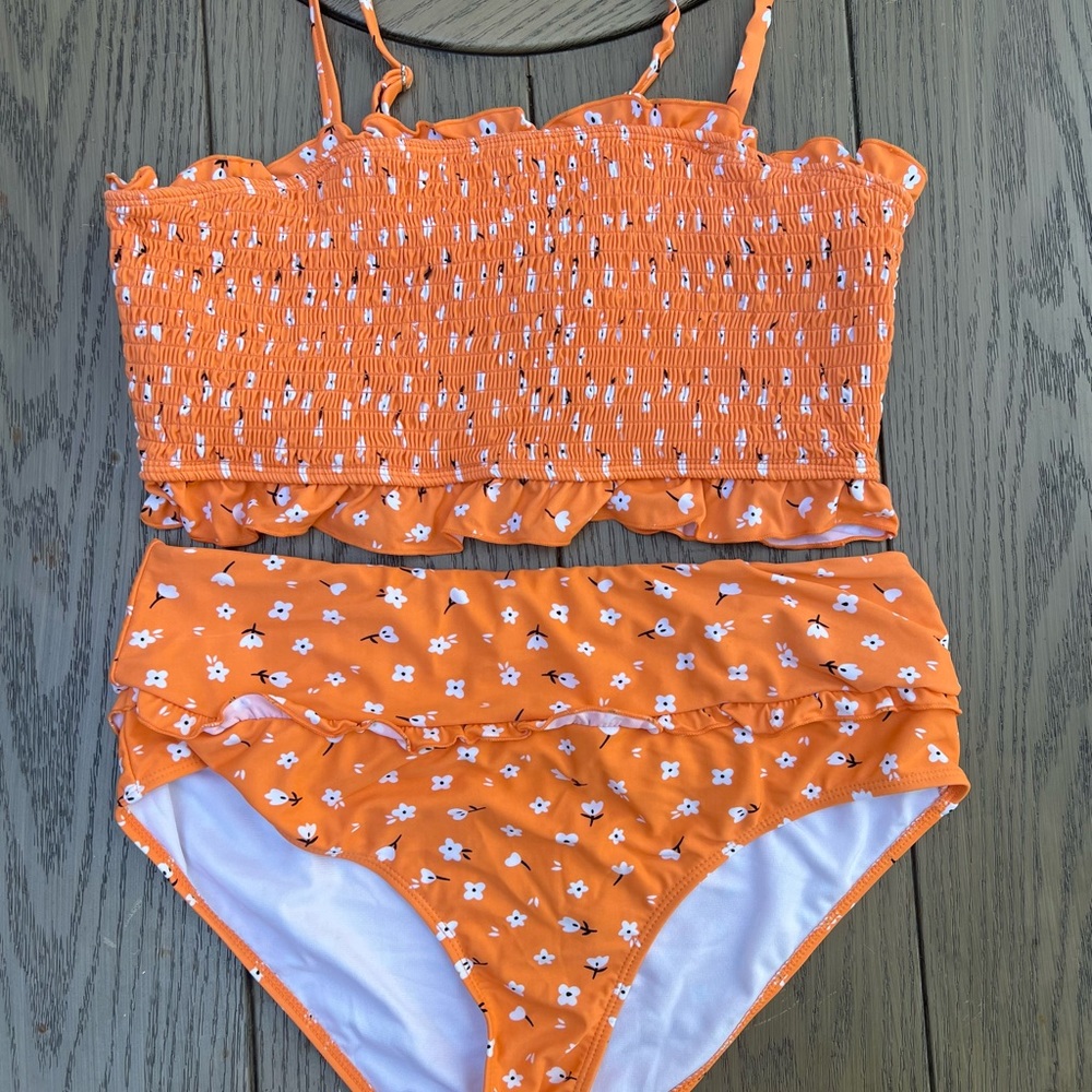 Orange bikini